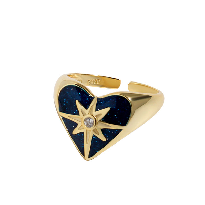 Star-moon ring-JZ416