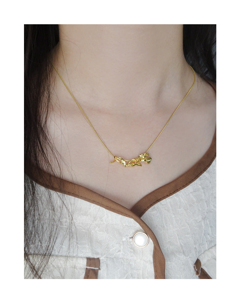 Flower nacklace-XL339