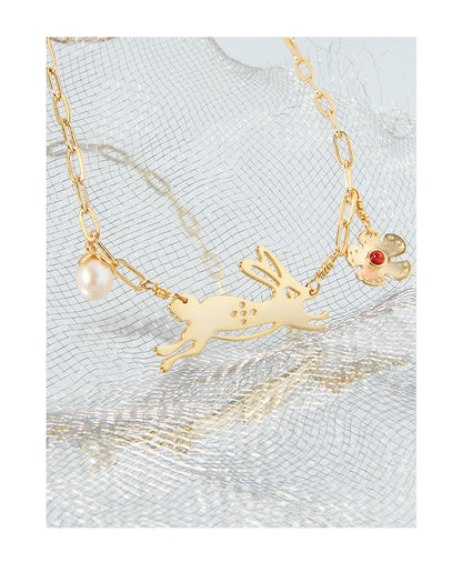 Deer nacklace-XL341