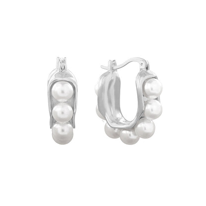 Pearl earrings-ES712