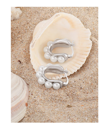 Pearl earrings-ES712