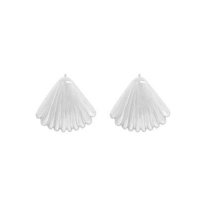 Shell stud earrings-ES453