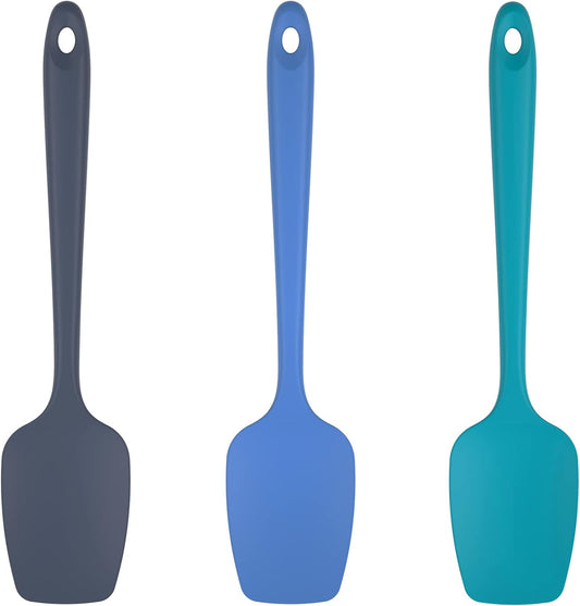 silicone spoon spatula set of 3