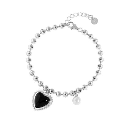 Black agate bracelet-SL080