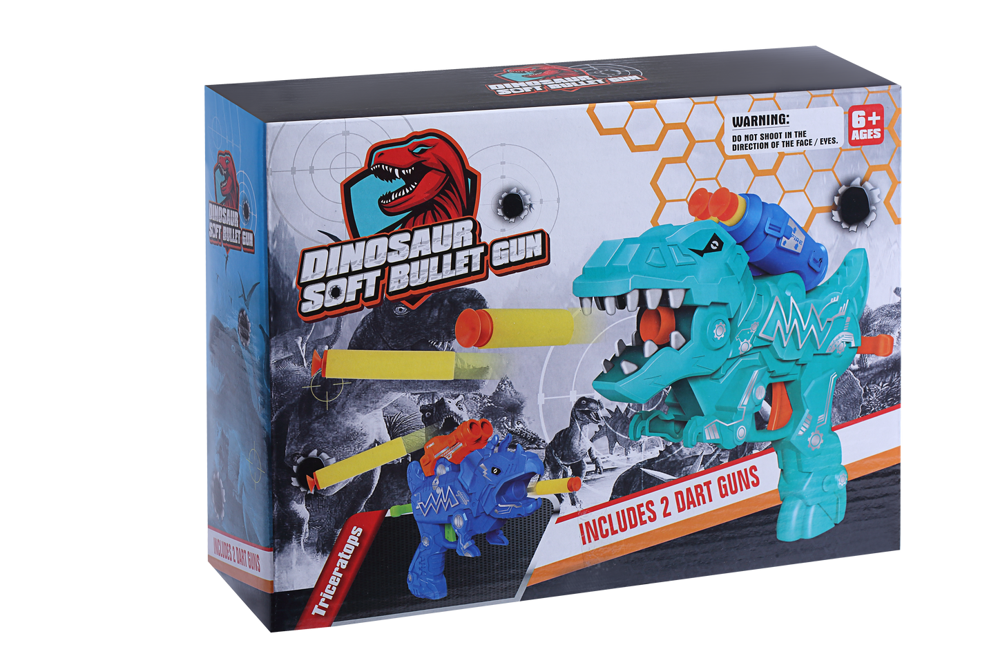 Mechanical dinosaur gun