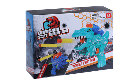 Mechanical dinosaur gun